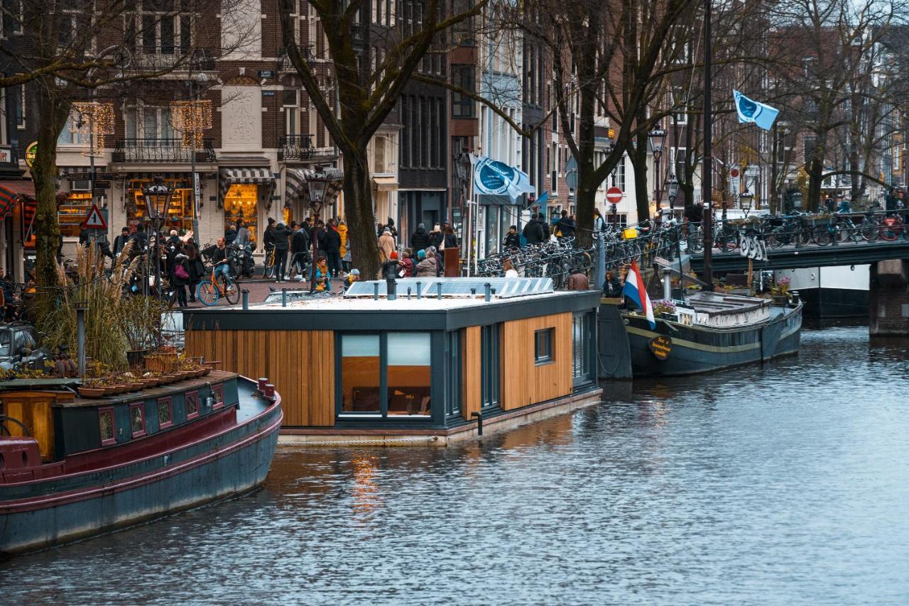 2 Houseboat Suites Amsterdam Prinsengracht מראה חיצוני תמונה