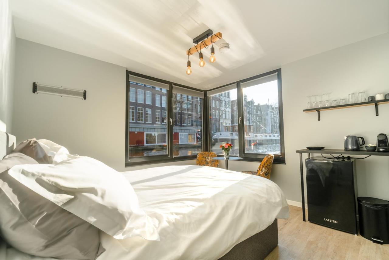 2 Houseboat Suites Amsterdam Prinsengracht מראה חיצוני תמונה