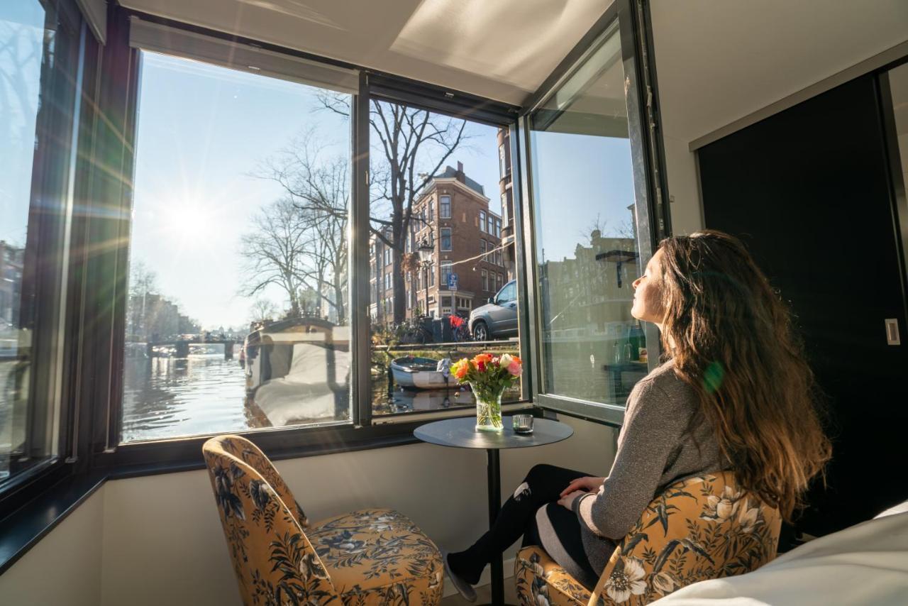 2 Houseboat Suites Amsterdam Prinsengracht מראה חיצוני תמונה